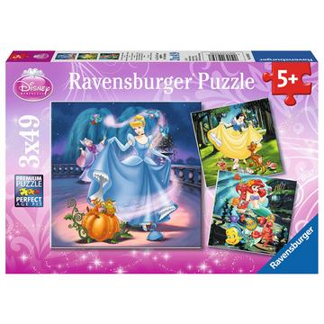 Ravensburger puzzle Disney Princess 3x49p