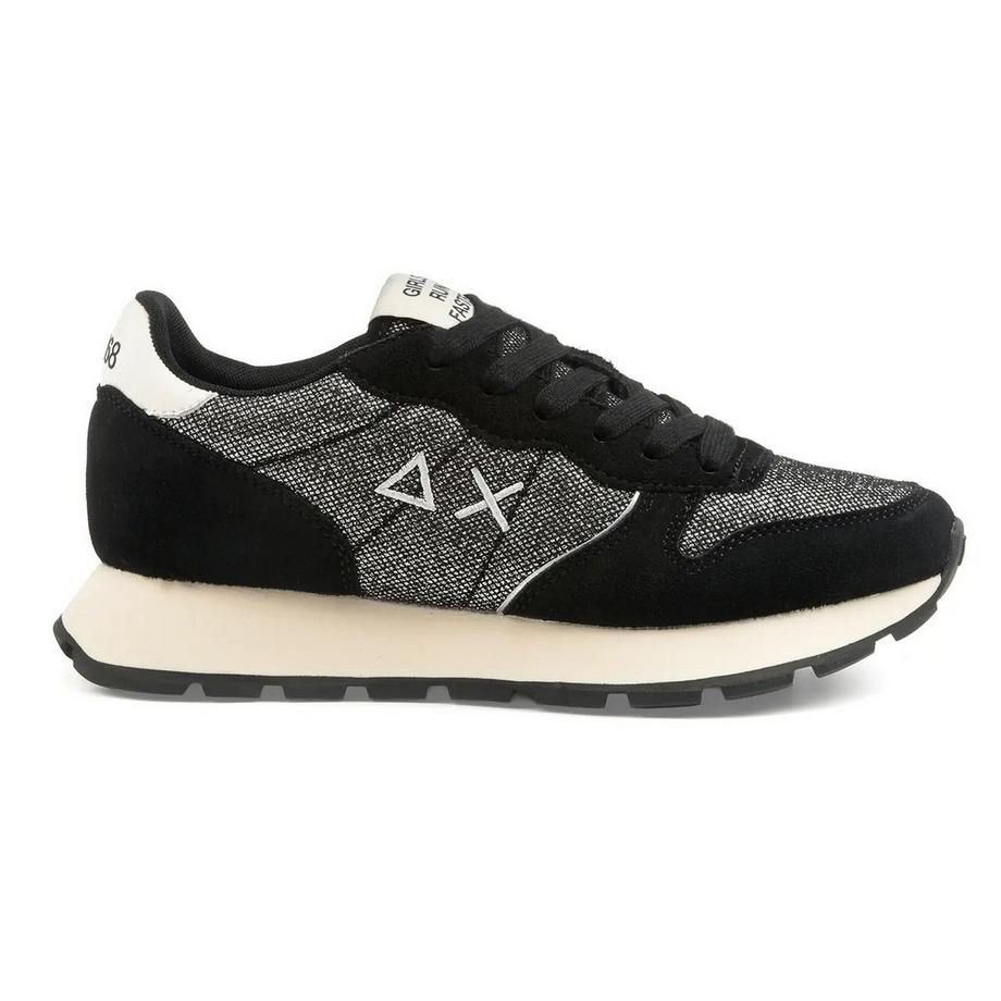 SUN 68 Ally Glitter Textile Sneakers  