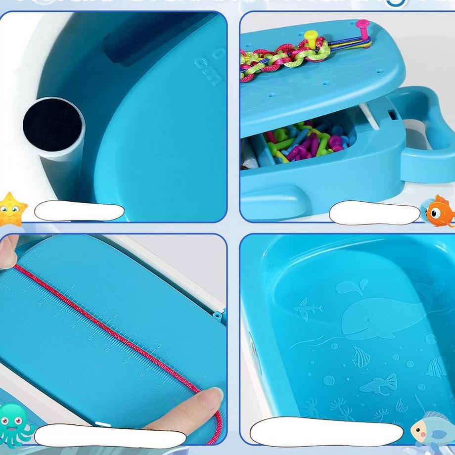 Gameloot  Bracelet d'amitié - Kit DIY - Bleu Baleine 