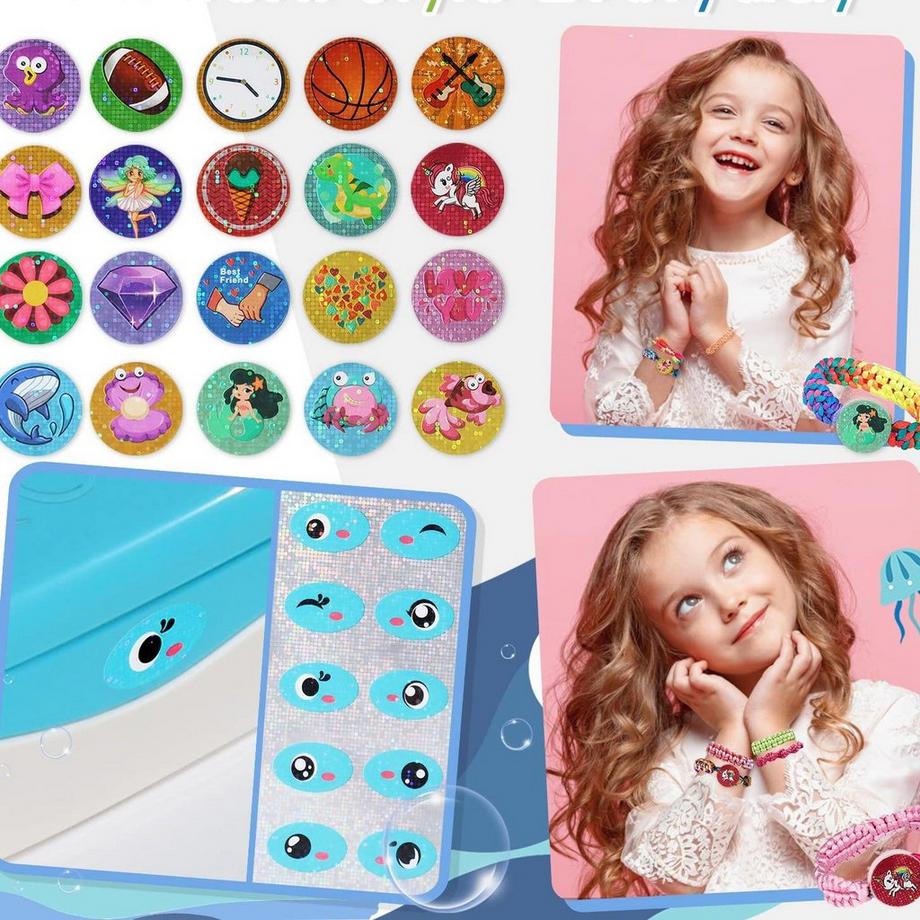 Gameloot  Bracelet d'amitié - Kit DIY - Bleu Baleine 