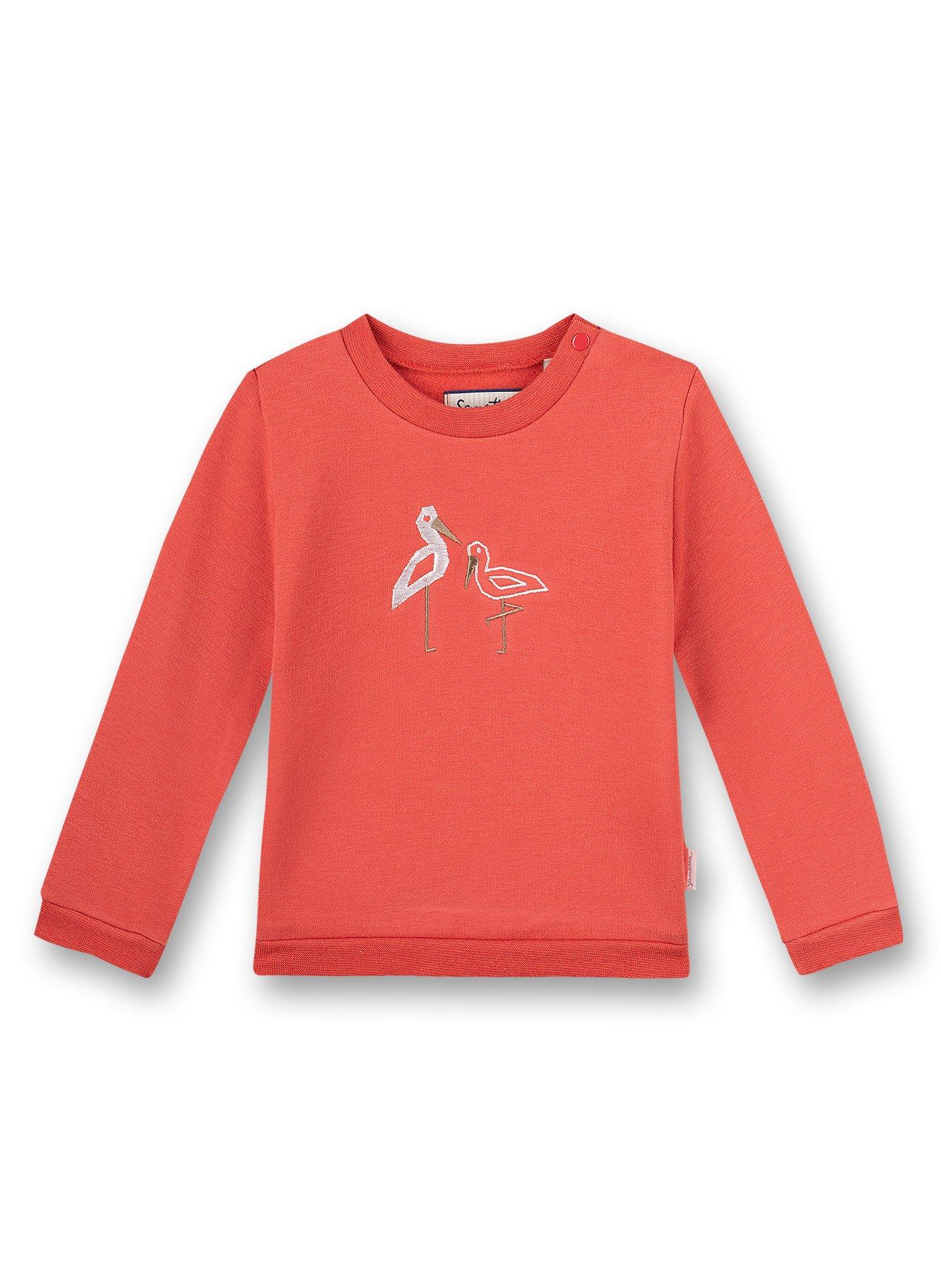 Image of Baby Mädchen Sweatshirt Family Stork Unisex Rot 62