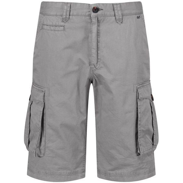 Image of Cargoshorts Shorebay Im Vintagelook Herren Platin grau W30