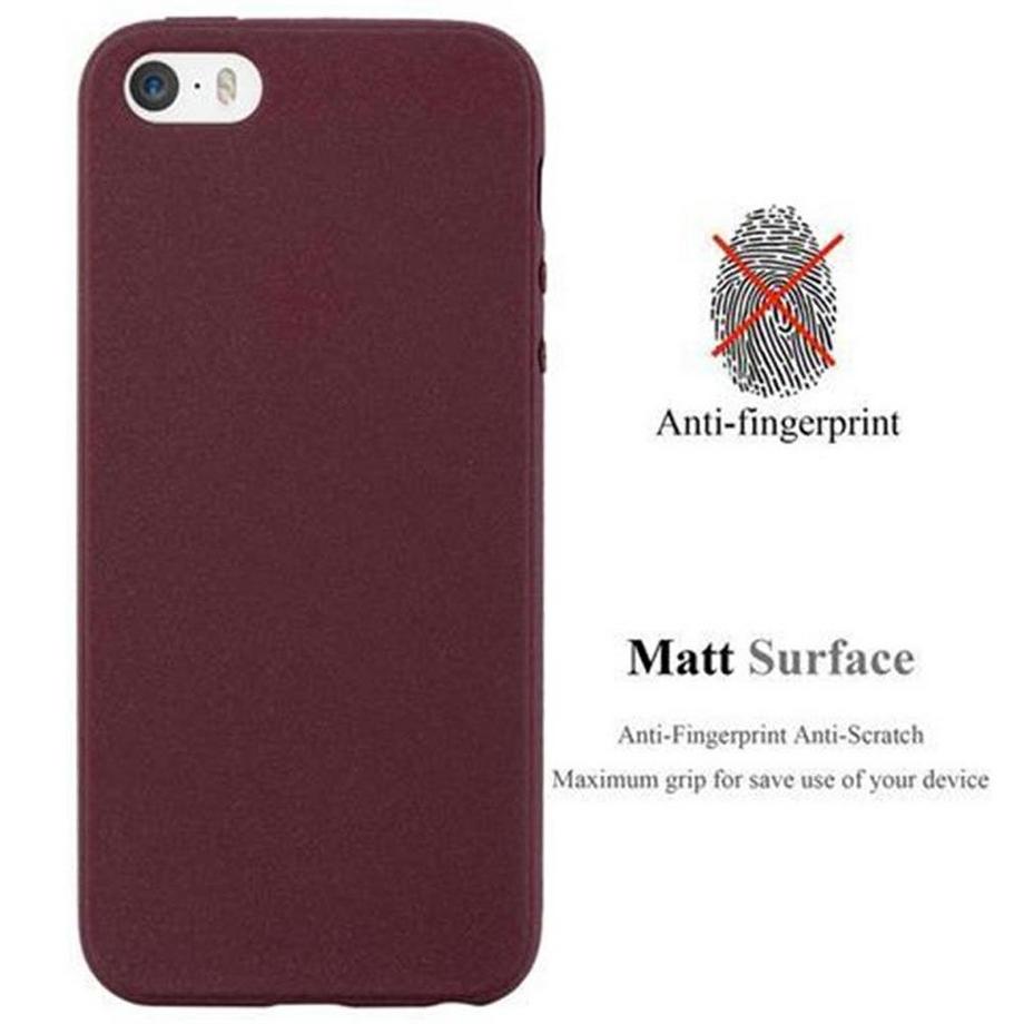 Cadorabo  Hülle für Apple iPhone 5 / 5S / SE 2016 TPU Silikon Frosted 