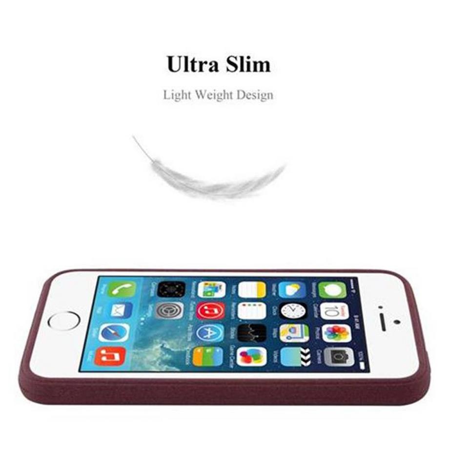 Cadorabo  Hülle für Apple iPhone 5 / 5S / SE 2016 TPU Silikon Frosted 