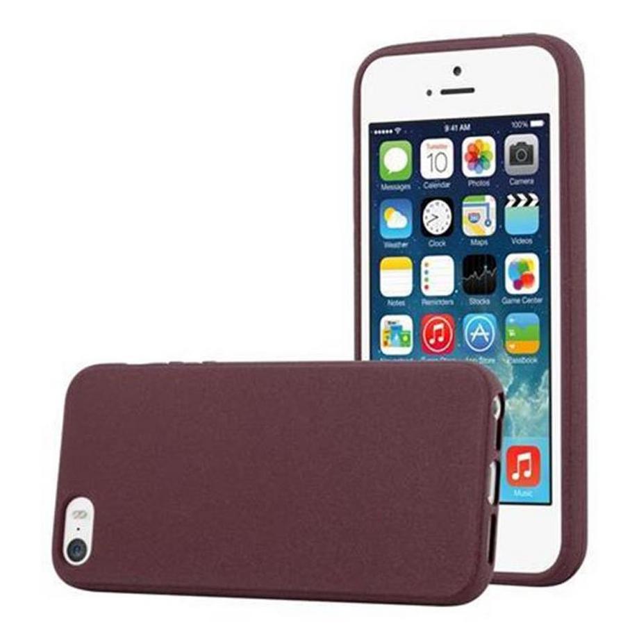 Cadorabo  Hülle für Apple iPhone 5 / 5S / SE 2016 TPU Silikon Frosted 