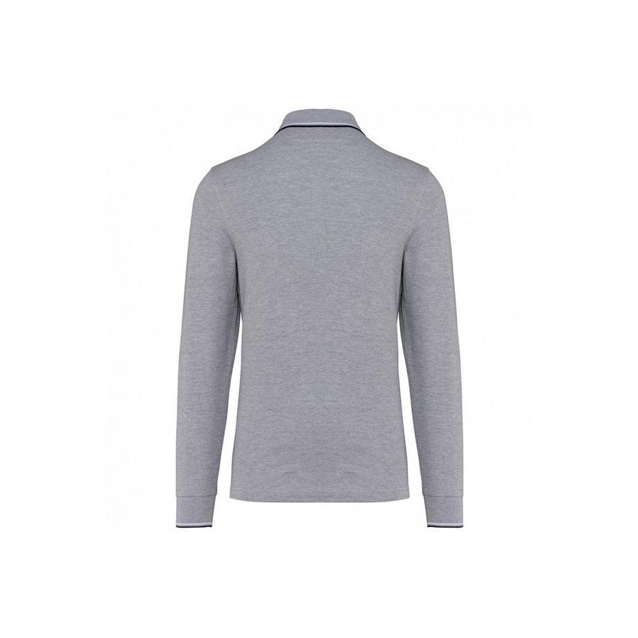 Kariban Piqué Strick Langarm Polo Shirt  