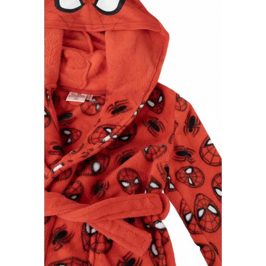 Disney Peignoir Enfant Spiderman en Polaire à Capuche  