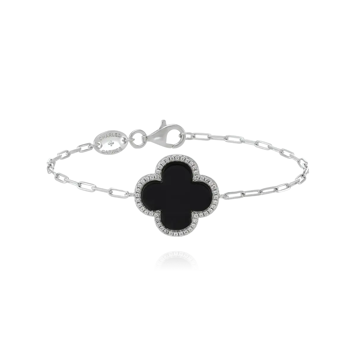 Charles Garnier  Silberarmband, Zirkonoxid,er Achat von Charles Garnier 