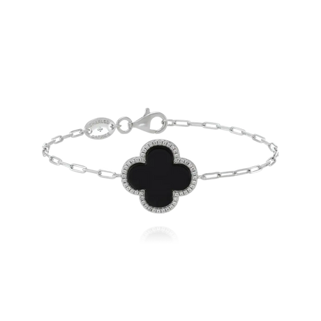 Charles Garnier  Silberarmband, Zirkonoxid,er Achat von Charles Garnier 