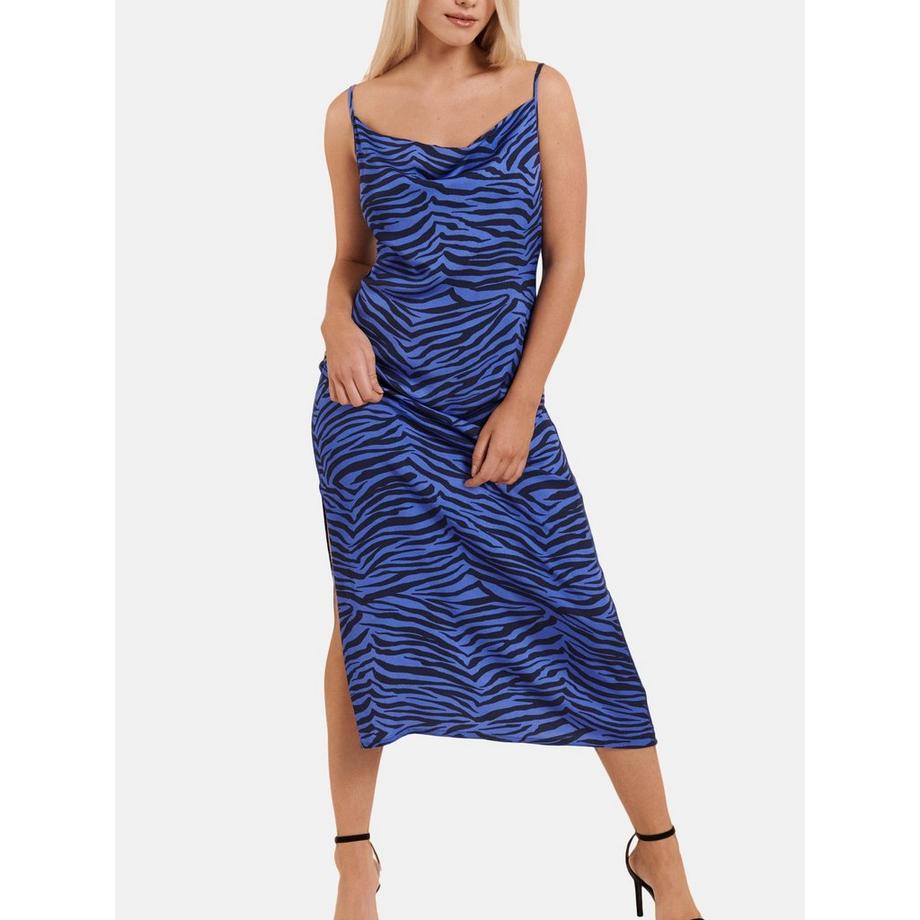 Mittellanges Sommerkleid mit dünnen Trägern Lima