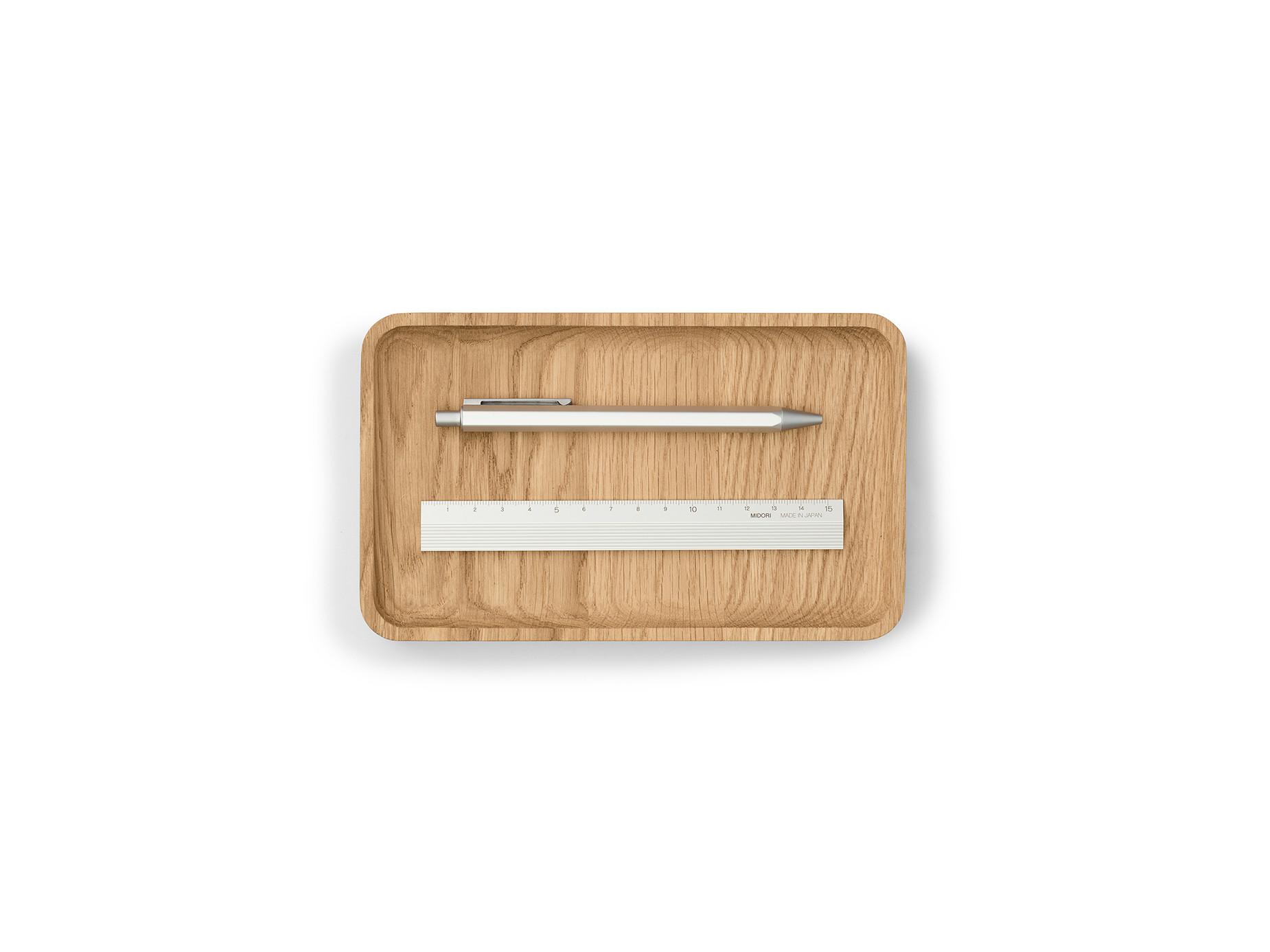 Oakywood Catchall Tray - Plateau en bois - Organiseur de bureau  