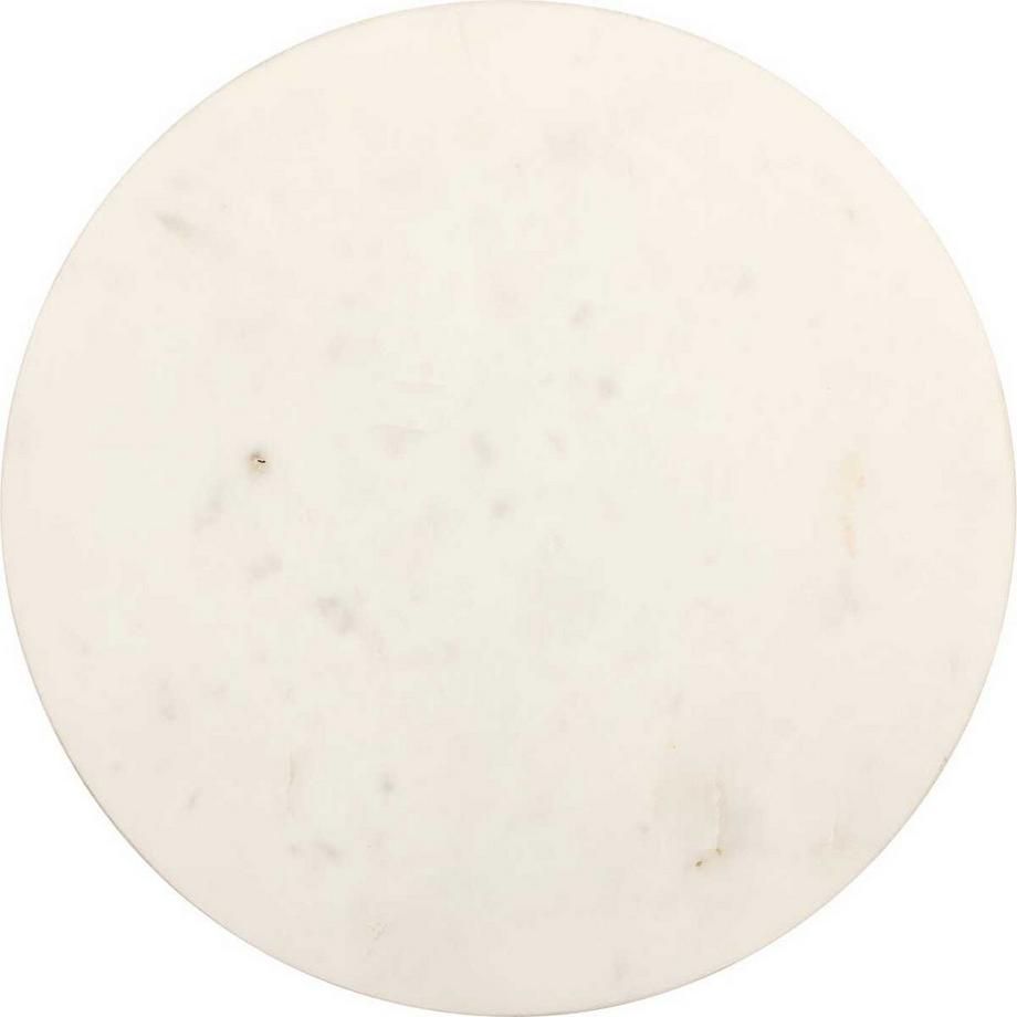 mutoni Table d'appoint Misty Marbre ronde 30  