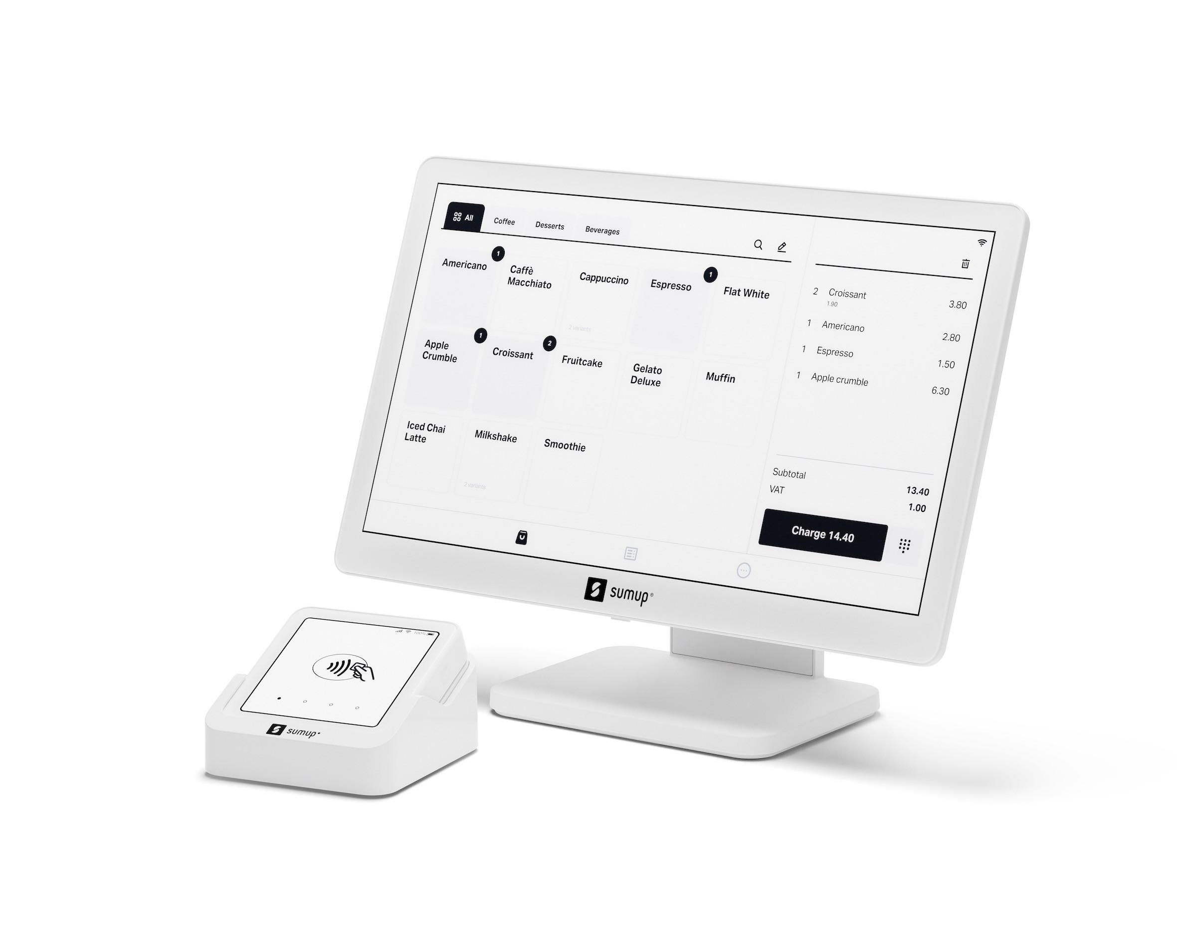 SumUp  Système de caisse Lite + terminal de carte Solo & station de chargement 