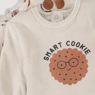 La Redoute Collections  2er-Pack Samt-Pyjamas mit Cookie-Motiven 