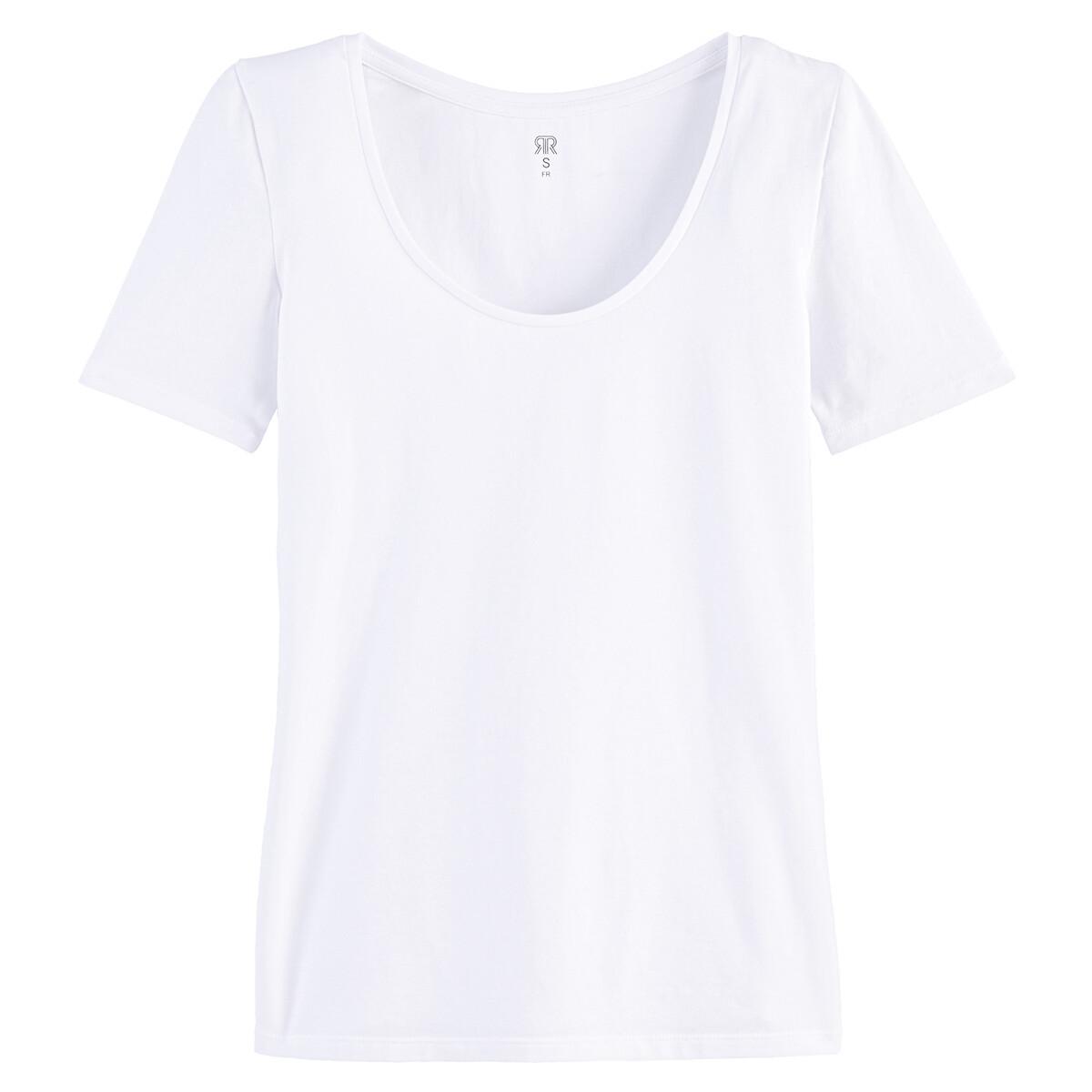 La Redoute Collections  Tee shirt col rond manches courtes 