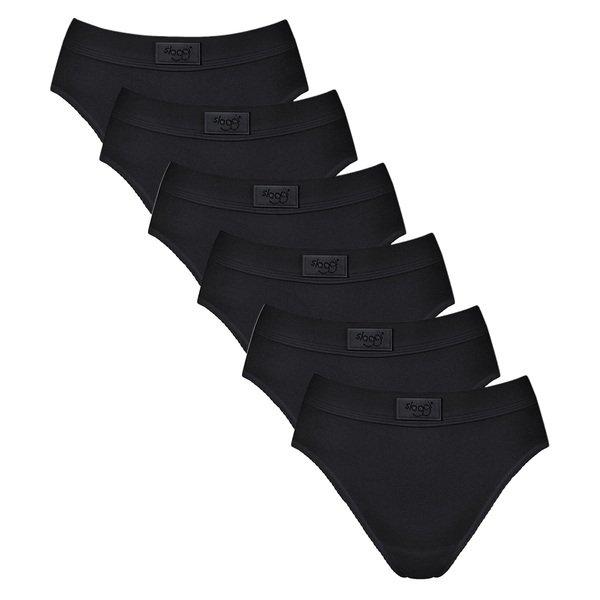 Image of 6er Pack Double Comfort - Tai Slip Damen Schwarz S