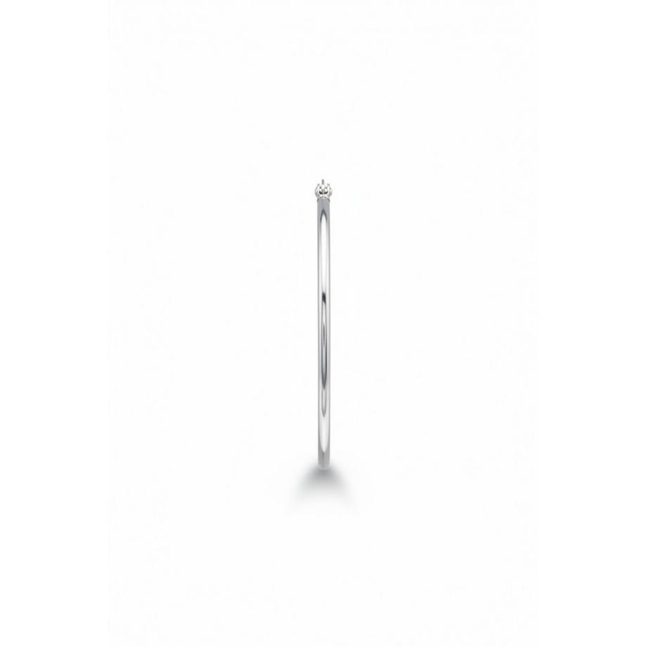 Maxte  Créoles en Acier Chirurgical Poli Brillant 