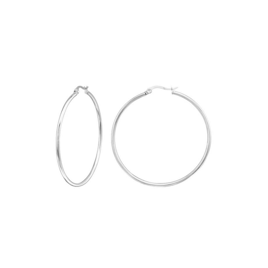 Créoles en Acier Chirurgical Poli Brillant