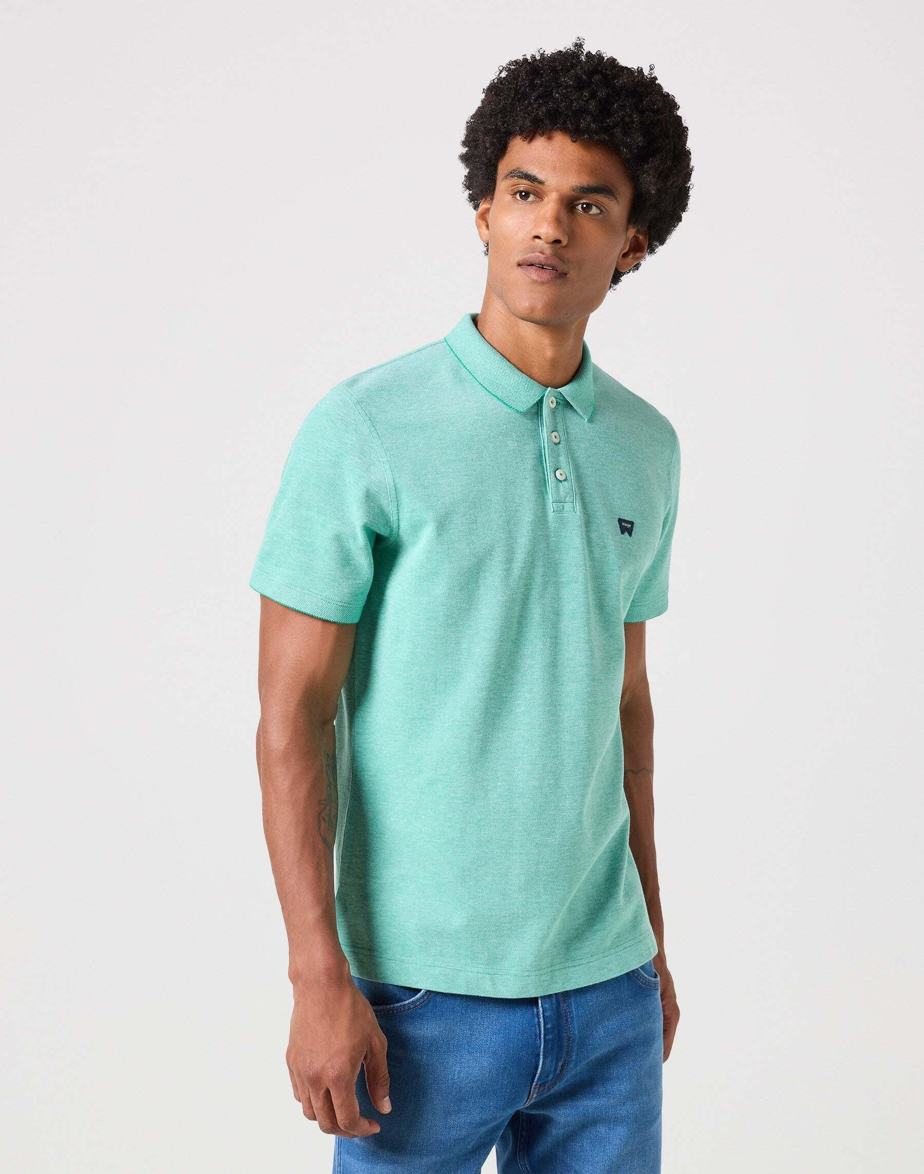 Image of Polos Refined Polo Shirt Herren Hellgrün L
