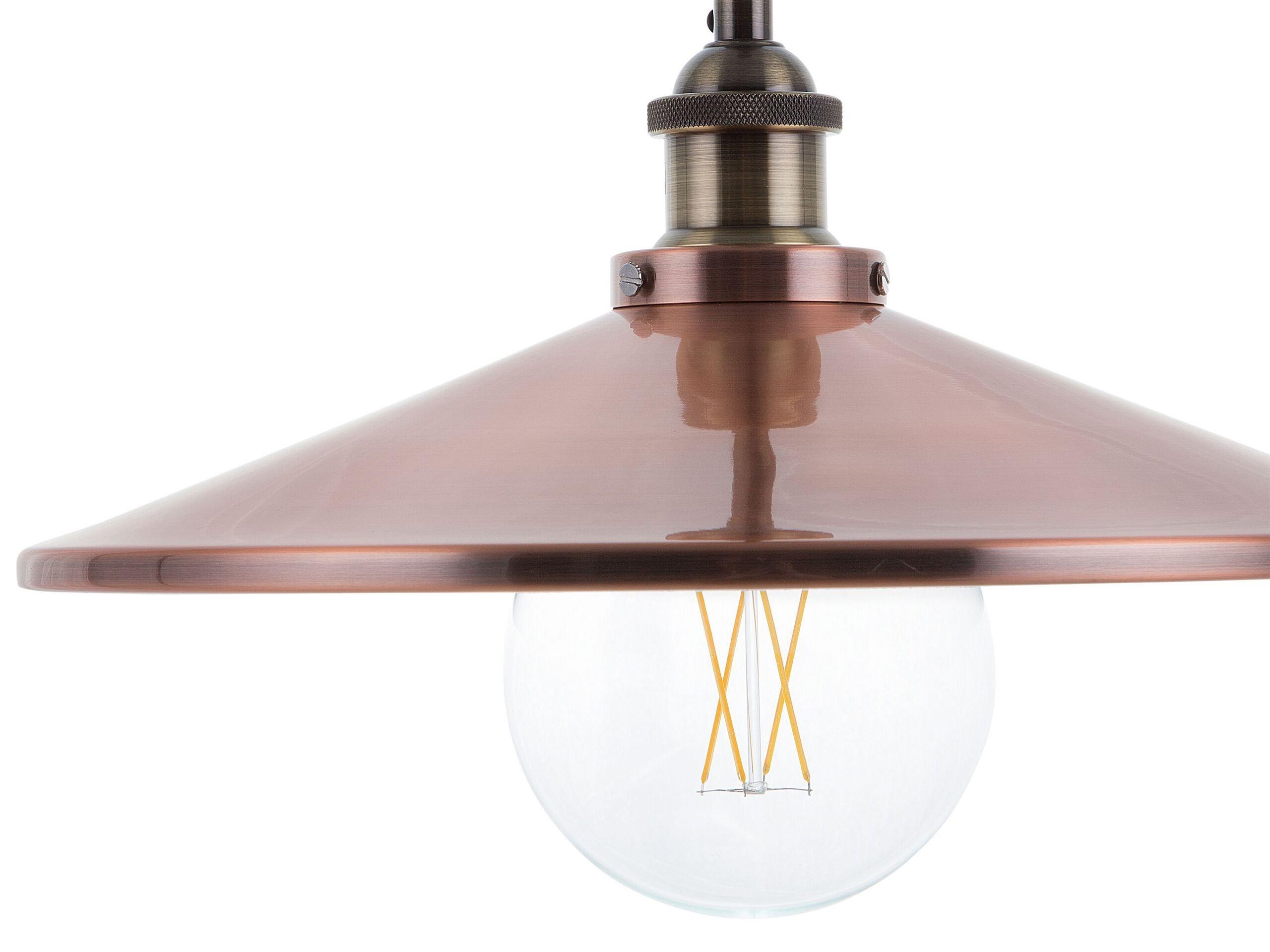 Beliani Lampe suspension en Métal Moderne PELLY  