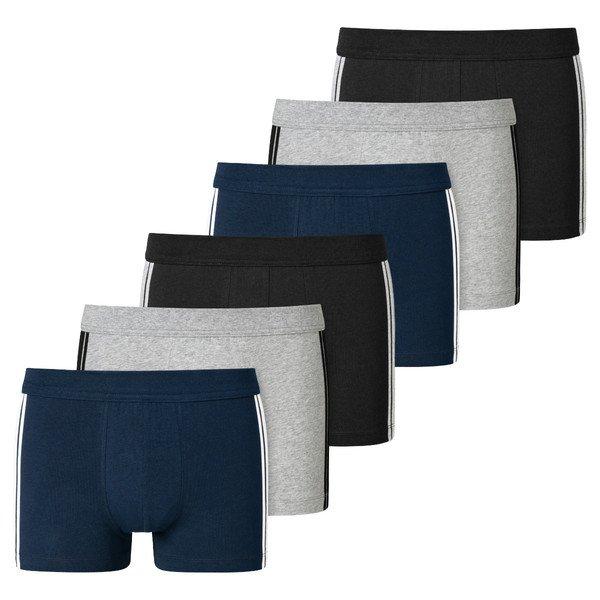 Schiesser 6 Pack 95/5 Stretch Cotone organico Shorts  