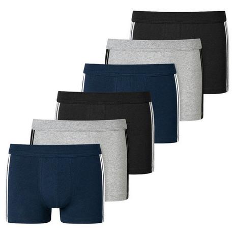 Schiesser 6 Pack 95/5 Stretch Cotone organico Shorts  
