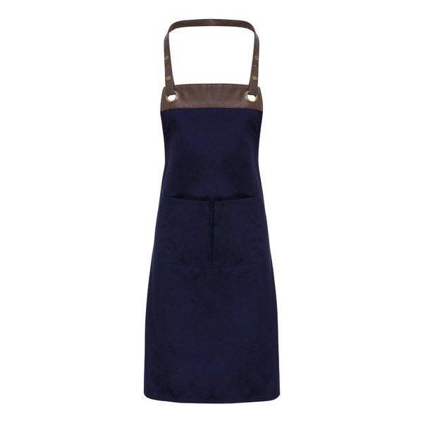 Image of Latzschürze Espresso Unisex Marine ONE SIZE