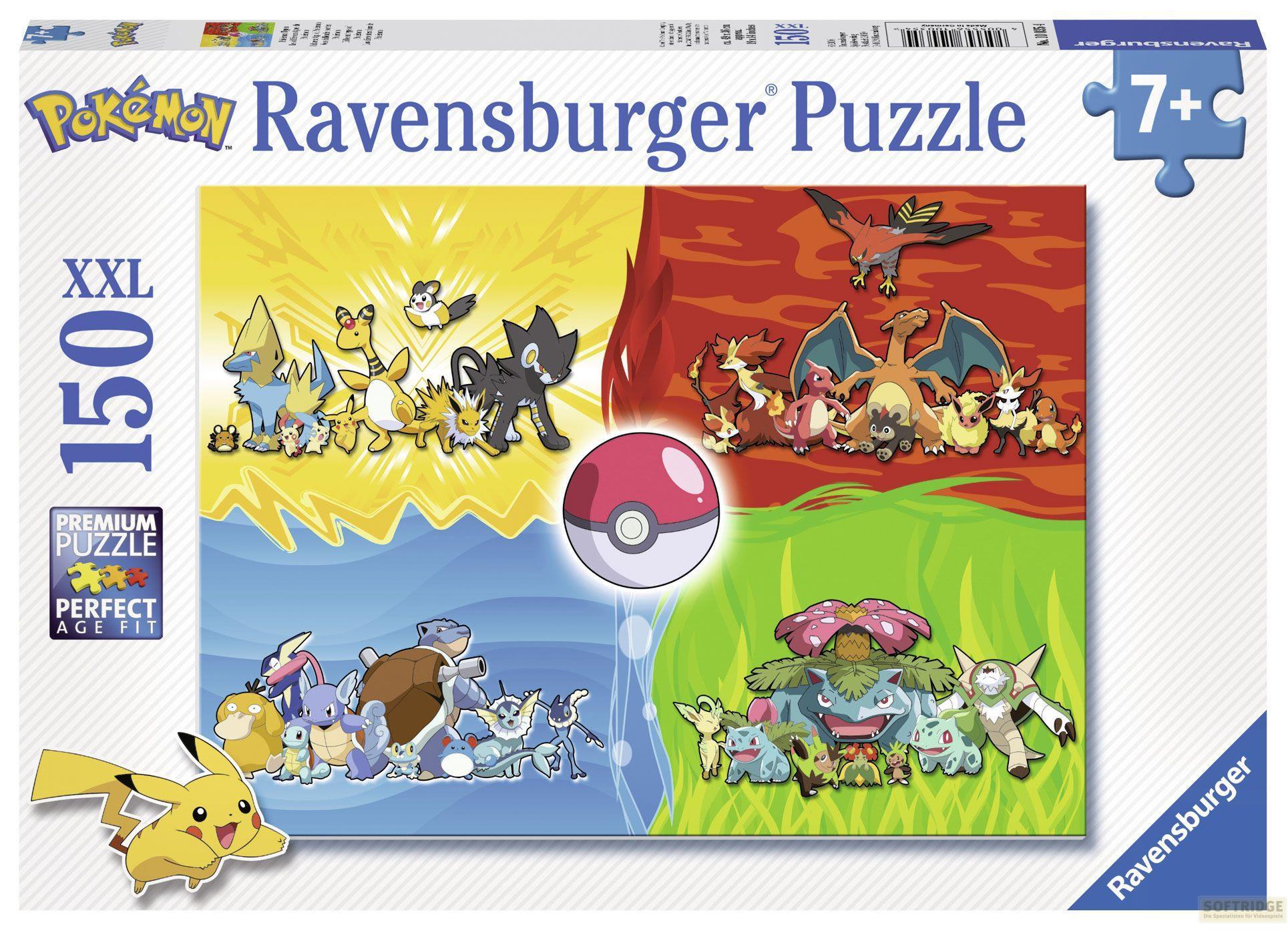 Image of Puzzle Pokémon Typen (150XXL)