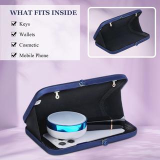 Only-bags.store Elegante Satin Vintage Abend Clutch Handtasche  