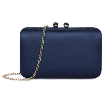 Elegante Clutch Satin Abendtasche Vintage Handtasche Retro Seidenglatte Umhängetasche