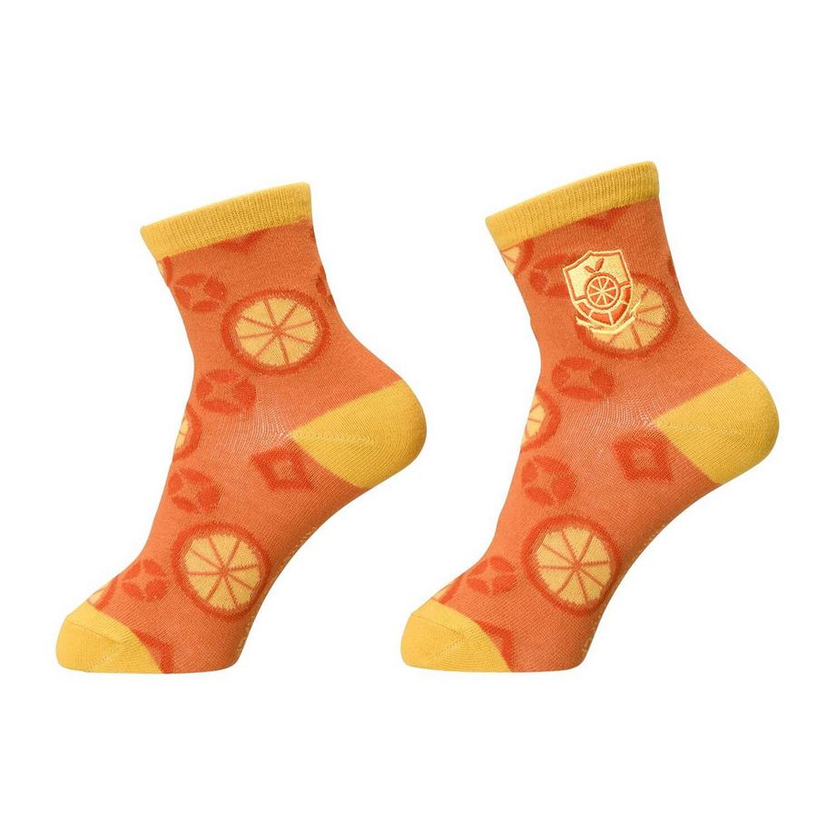 Pokemon Academy Orange Gemusterte Socken  