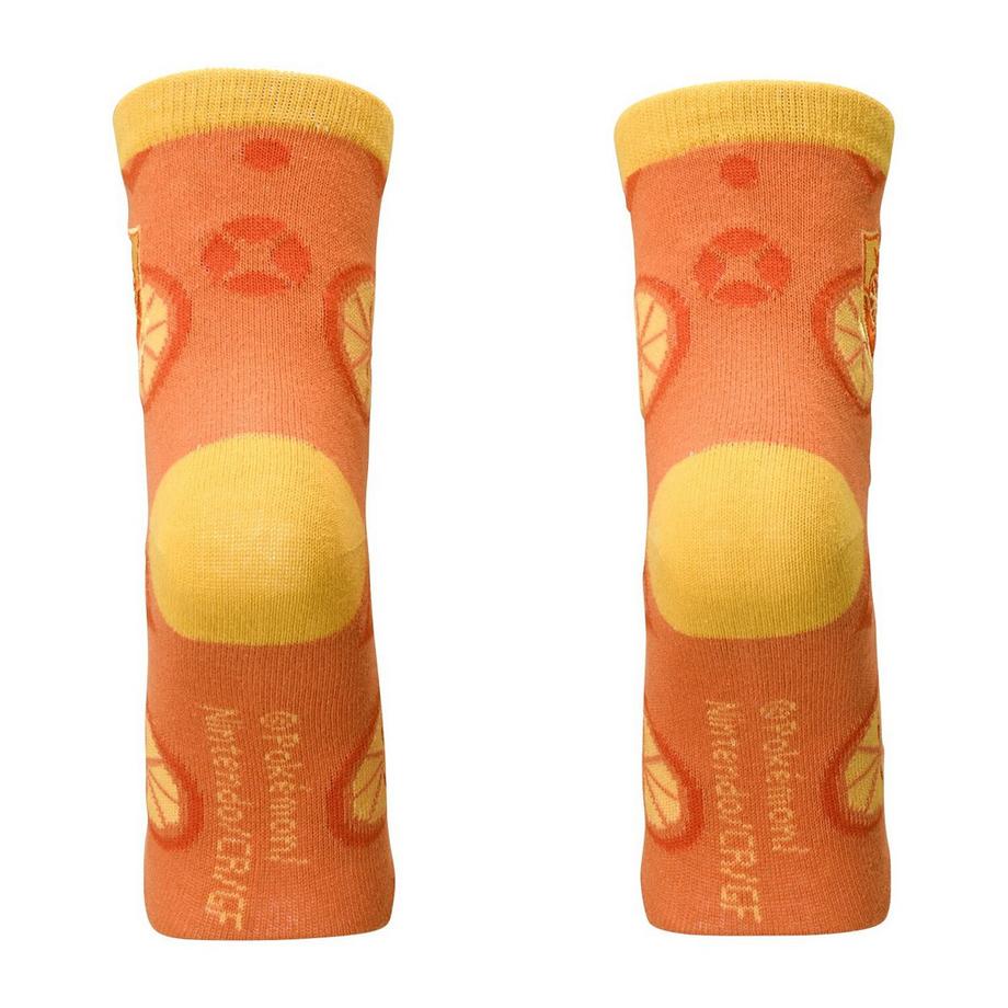 Pokemon Academy Orange Gemusterte Socken  