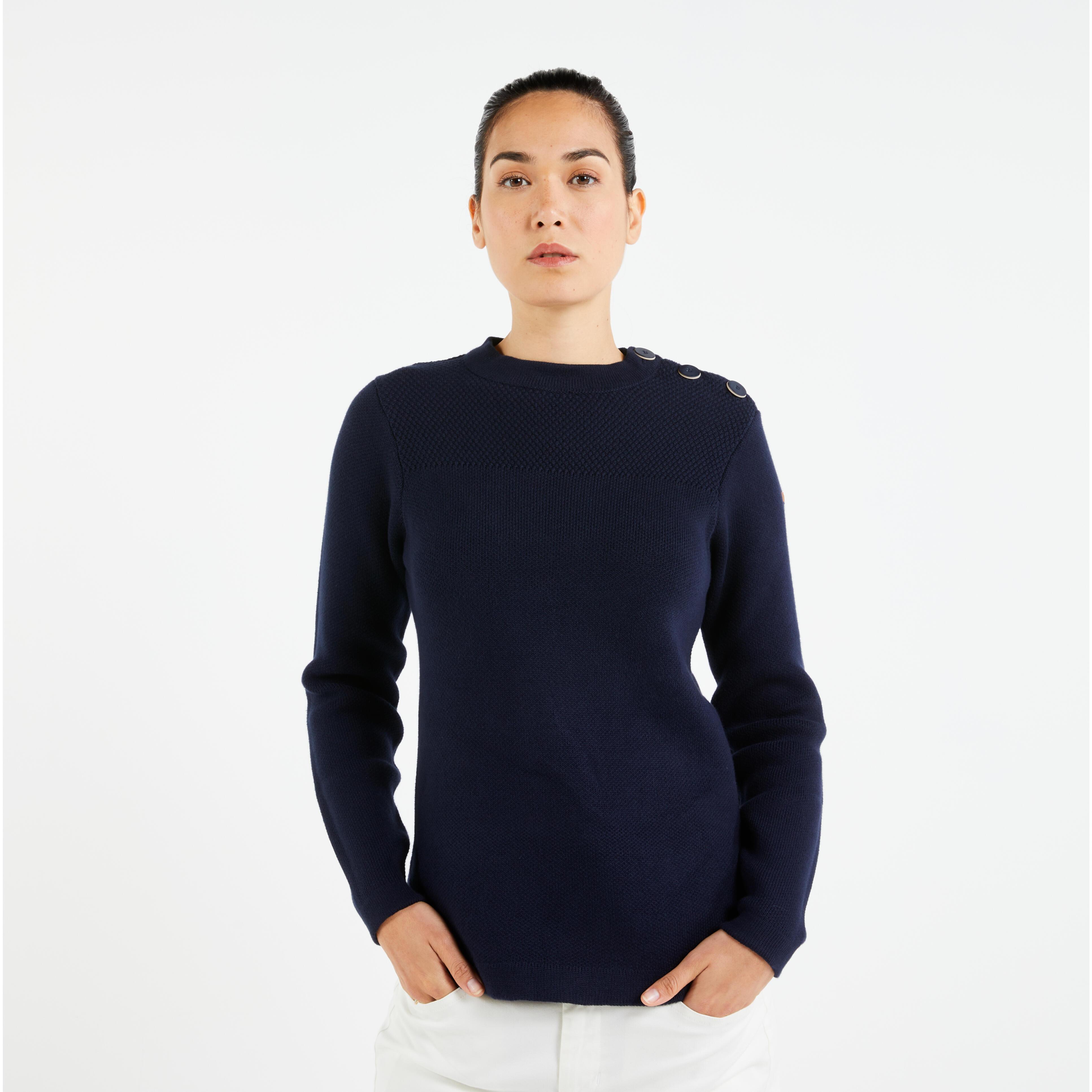 Image of Pullover - Marin 100 Unisex Blau Bedruckt XL