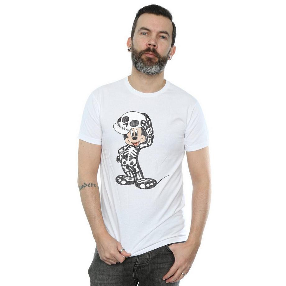 Disney Mickey Mouse T-Shirt Costume Scheletro  