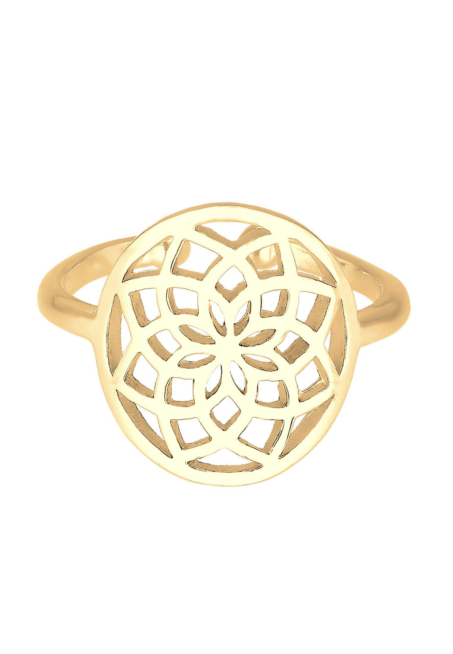 Elli  Bague Ornament Rond Boho Femme 