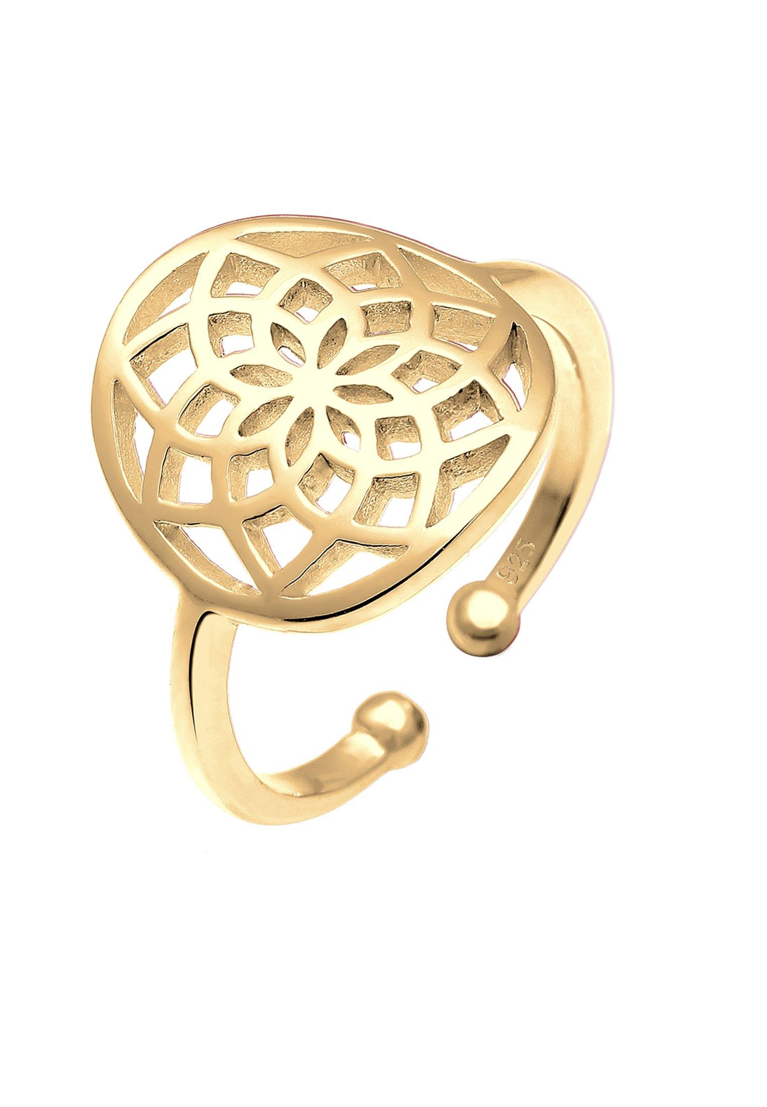 Elli  Bague Ornament Rond Boho Femme 