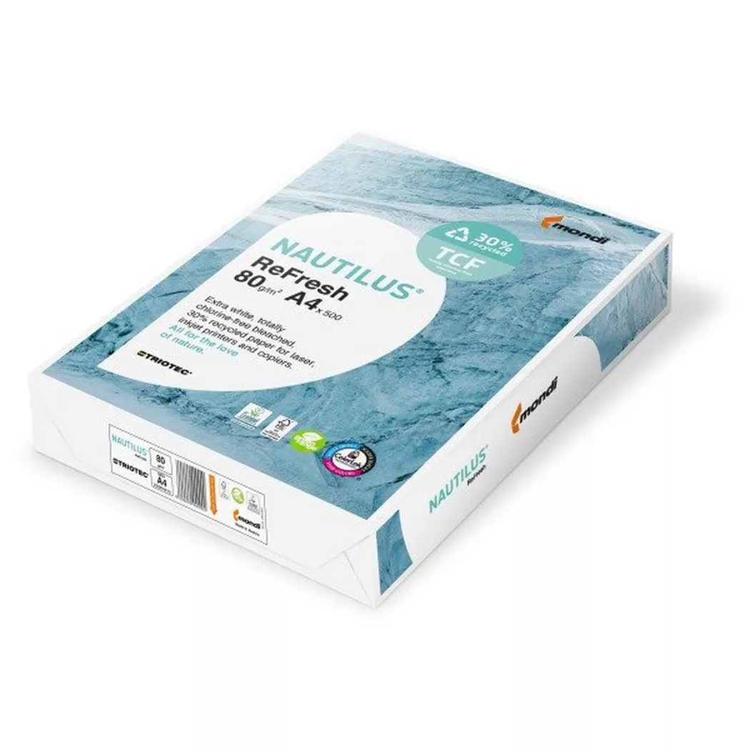 Mondi – Nautilus Kopierpapier FSC A4 88078255 Frischfaser-Rec.80g SB 500 B., 210x297mm