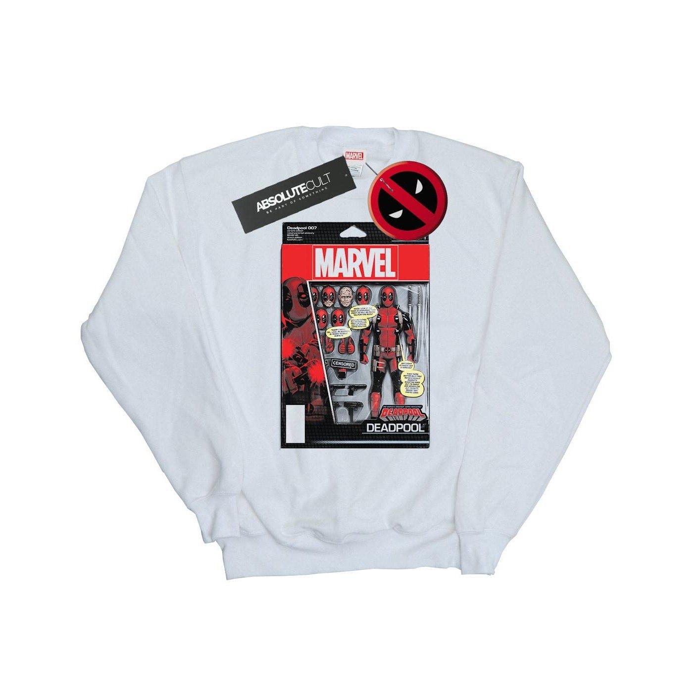 MARVEL  Deadpool Action Figure Sweatshirt 