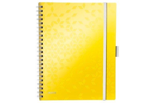 Image of LEITZ Spiralbuch WOW A4 4645-00-16 gelb LEITZ Spiralbuch WOW A4 4645-00-16 gelb