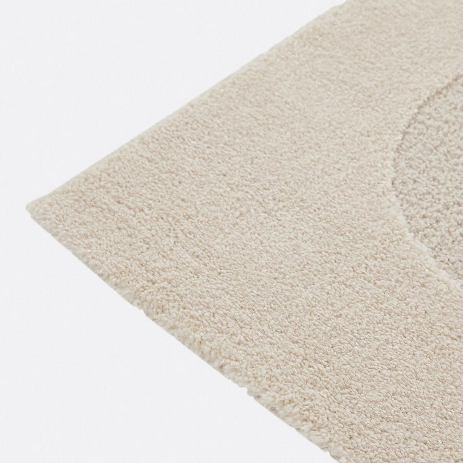 La Redoute Intérieurs Teppich Lodgo mit geometrischem Reliefmuster  