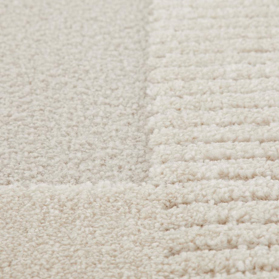 La Redoute Intérieurs Teppich Lodgo mit geometrischem Reliefmuster  