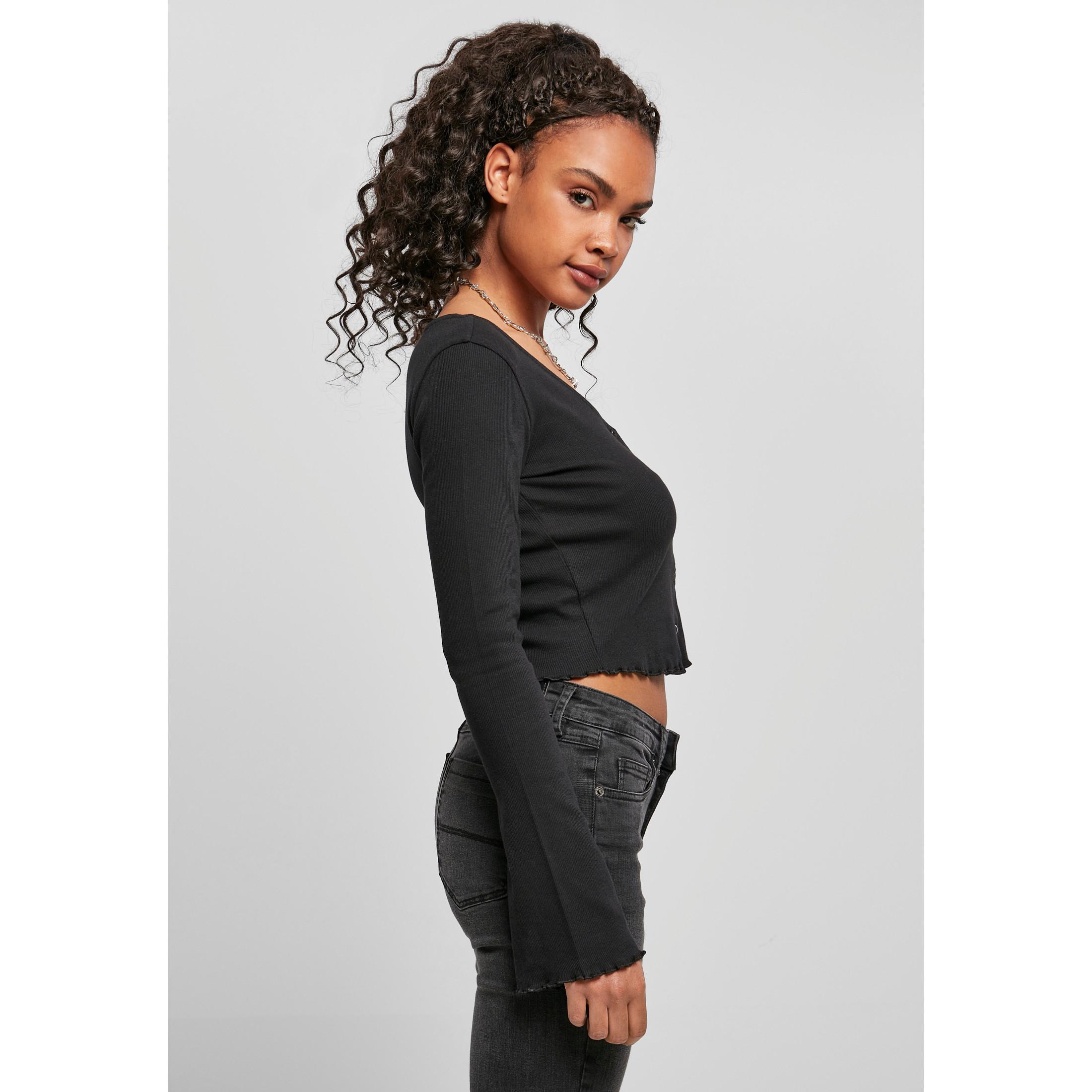 URBAN CLASSICS  Cardigan da donna Urban Classics cropped rib (GT) 