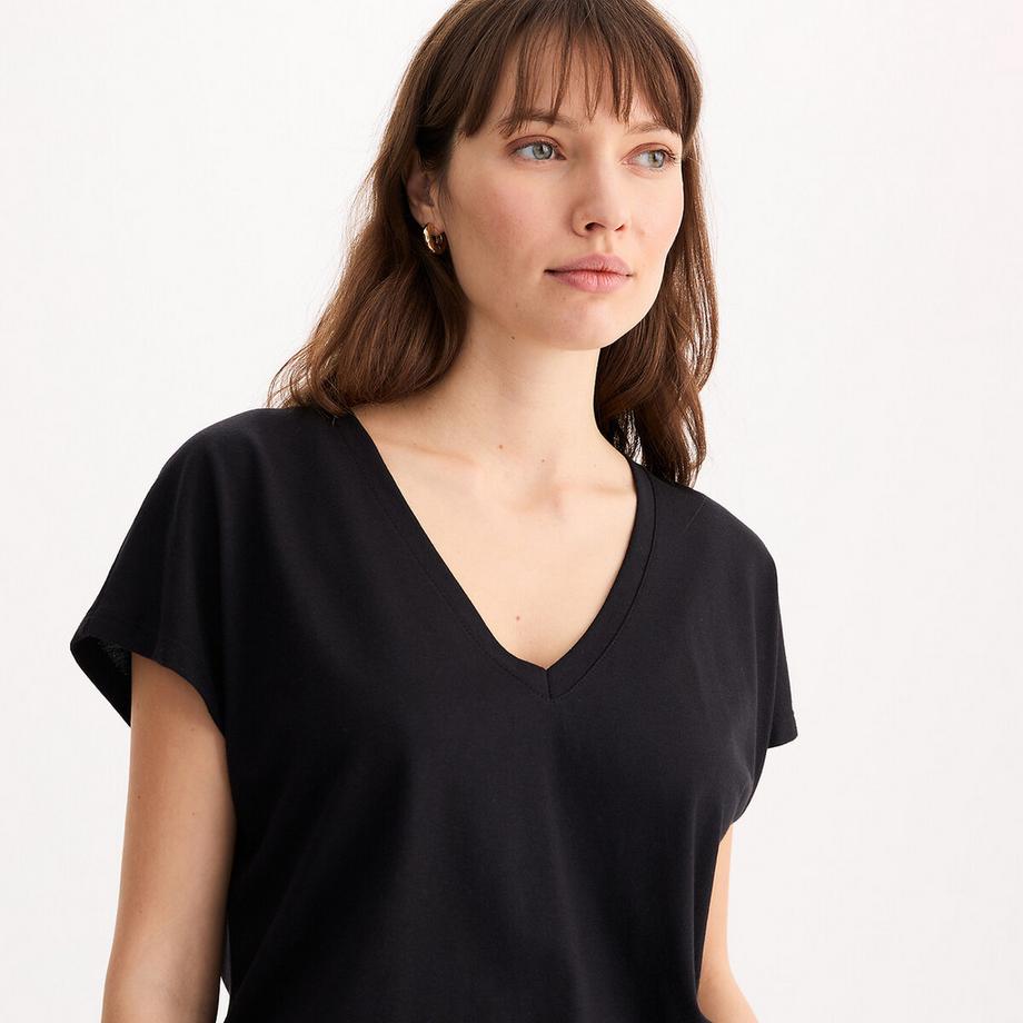 La Redoute Collections V-Ausschnitt T-Shirt  