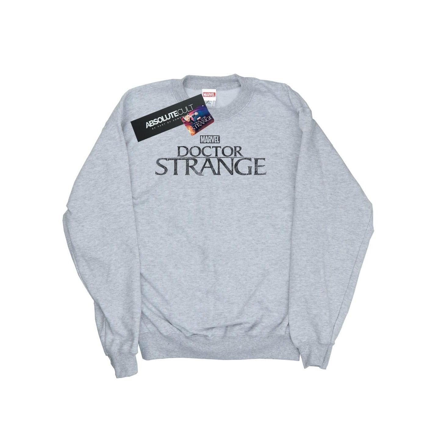 Image of Doctor Strange Logo Sweatshirt Jungen Grau 140/146