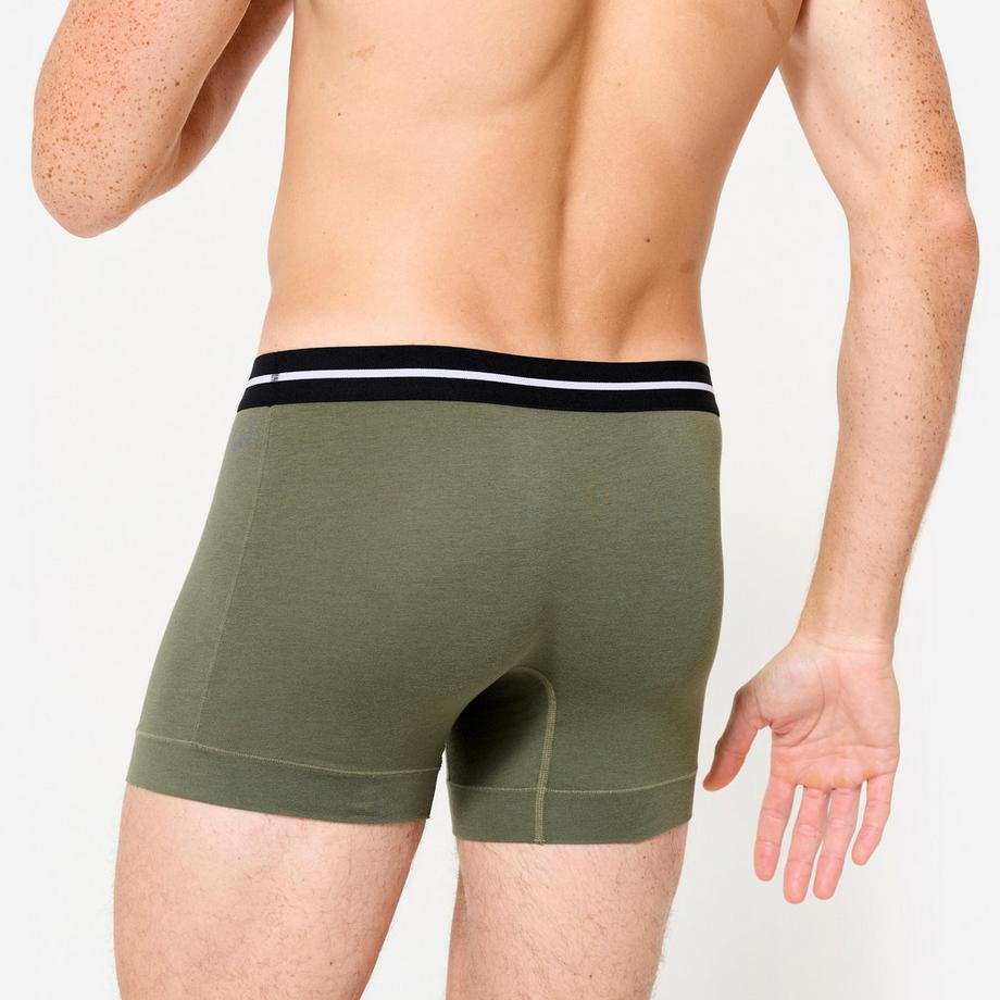 DECATHLON  Boxer homme haute teneur en coton lot de 2 