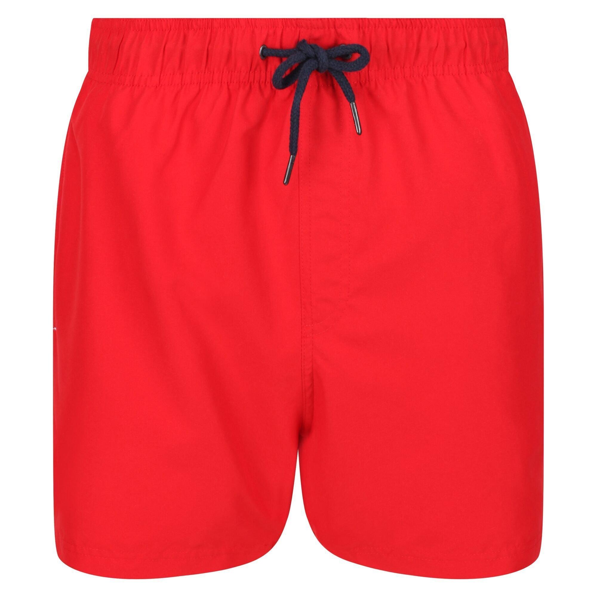 Image of Mawson Ii Badeshorts Herren Rot Bunt M