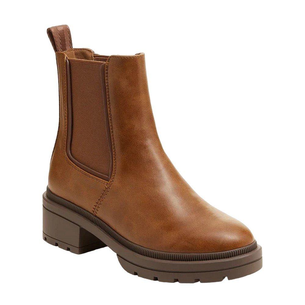 Image of Halbhohe Stiefel Iggie Damen Cognac 38