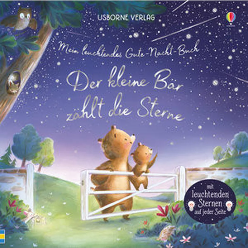 Usborne - Mein leuchtendes Gute-Nacht-Buch: Der kleine Bär zählt die Sterne, Taplin, Sam; Bell, Jennifer (Illustrationen)