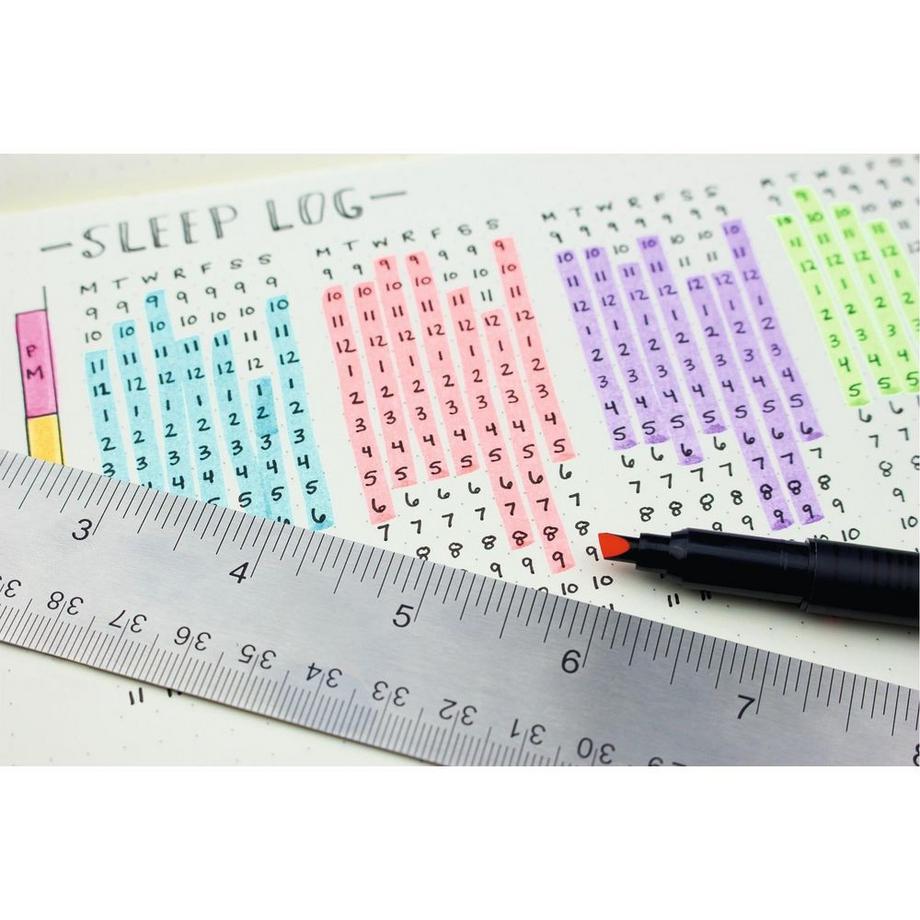 Tombow TOMBOW Mono edge Textmarker 6 Farben  