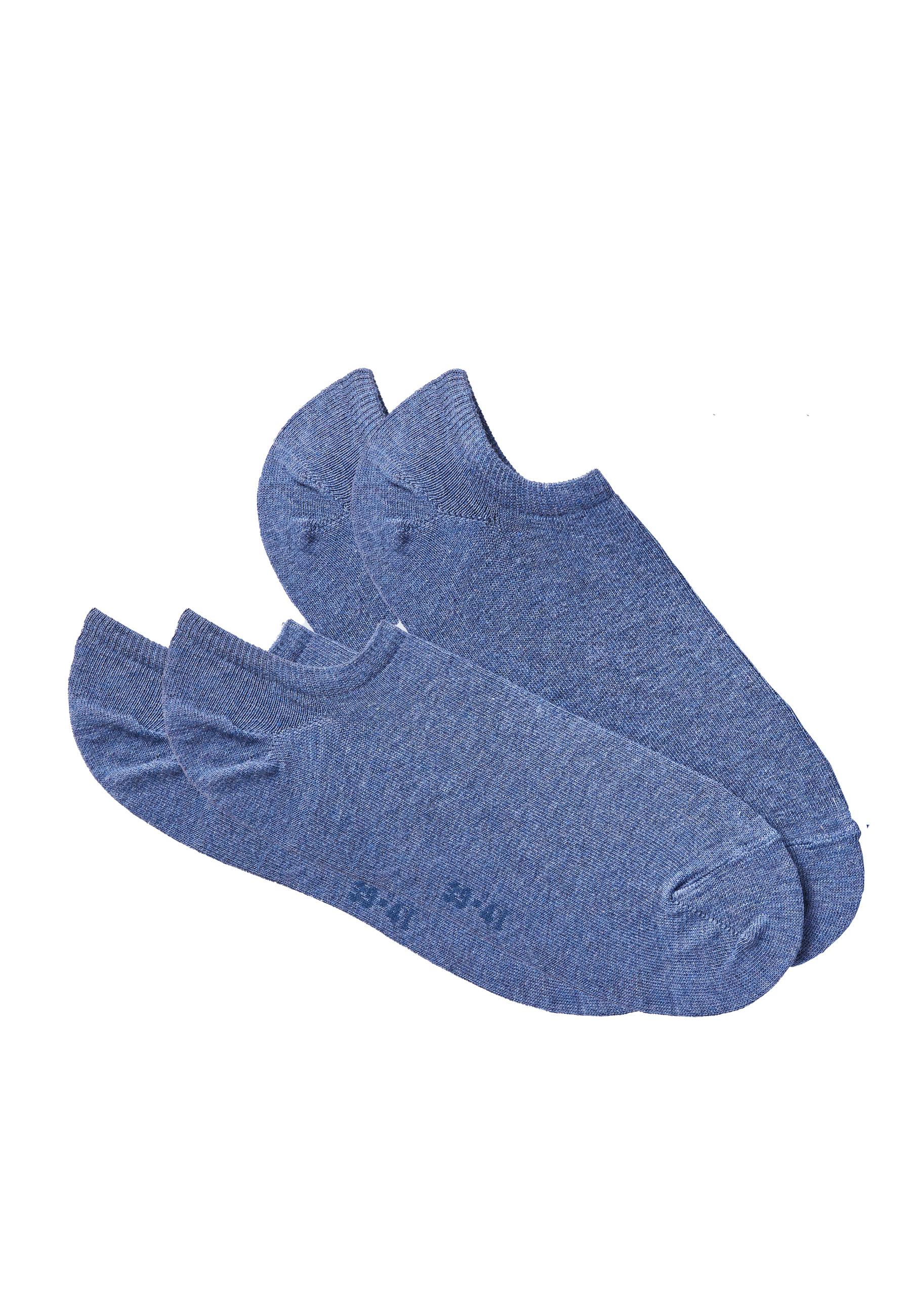 Image of Unsichtbare Söckchen Im 2er-pack. Damen Blau 36-38